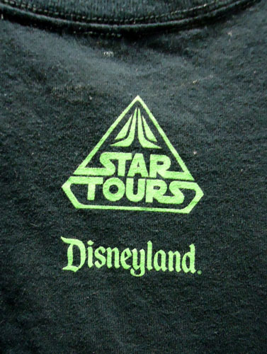 画像: 2012 Disney Theme Park  Disney Star Tours Cast Exclusive T-Shirt Size S (USED)