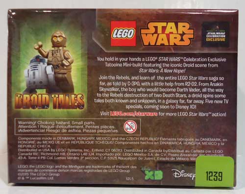 画像: 2015 Celebration Anaheim Exclusive LEGO Tatooine Mini-Build Limited C-8.5/9