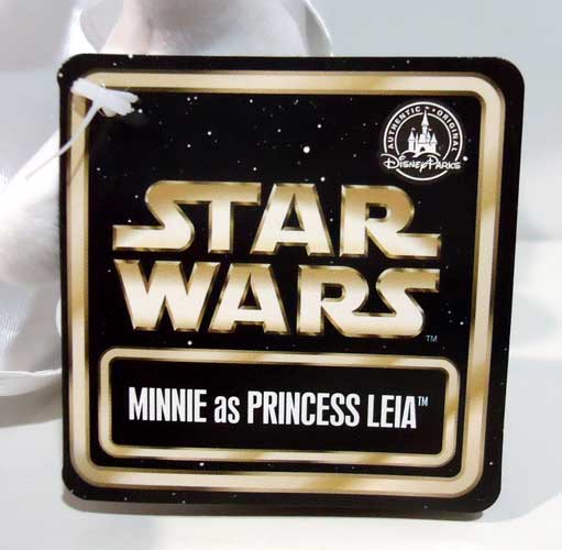 画像: 2015 Disney Theme Park Exclusive Plush 13" Minnie as Princess Leia with Tag