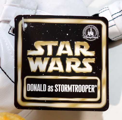 画像: 2015 Disney Theme Park Exclusive Plush 12" Donald as Stormtrooper with Tag
