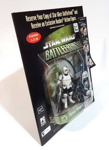 画像: Battlefront Scout Trooper Action Figure Exclusive Store Display C-8.5/9