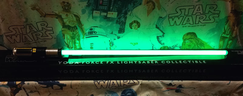 画像: 2007 Master Replica ROTS Yoda Force FX Lightsaber Collectible