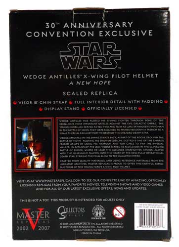 画像: 2007 Master Replica 30th Convention Exclusive Wedge X-Wing Helmet Scaled Replica