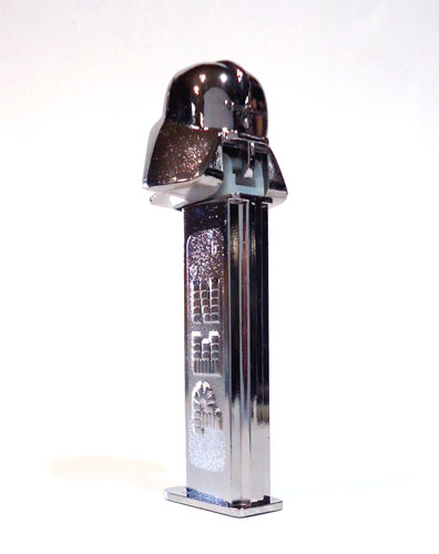 画像: 2001 PEZ Dispenser Toy eXpo Exclusive Silver Chrome Darth Vader  C-8.5/9