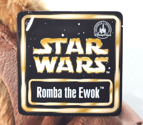 画像: 2015 Disney Theme Park Exclusive Plush 9" Romba the Ewok with Tag