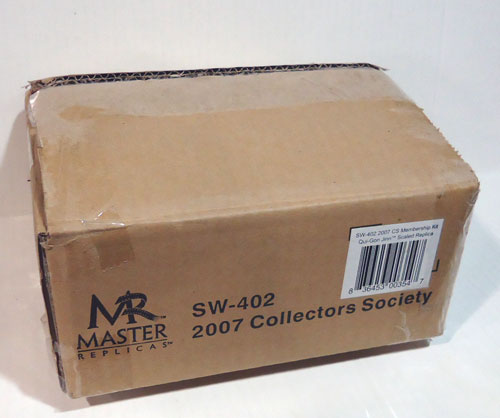 画像: 2007 Master Replica Collectors Society Membership Kit .45 Scaled Replica Qui-Gon Jinn Lightsaber