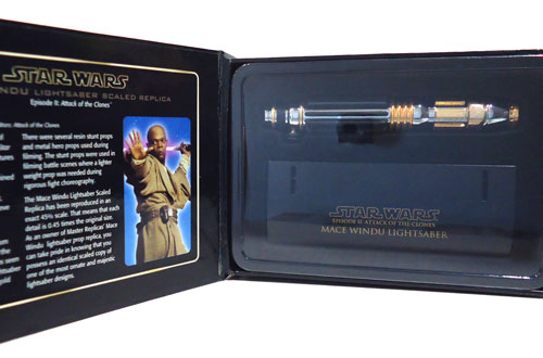 画像: 2004 Master Replica Collectors .45 Scaled Replica Mace Windu (AOTC) Lightsaber