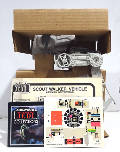 画像: Vintage Kenner Vehicle Scout Walker [ROTJ Box] MIB C-8/8.5 (decals unapplied)　