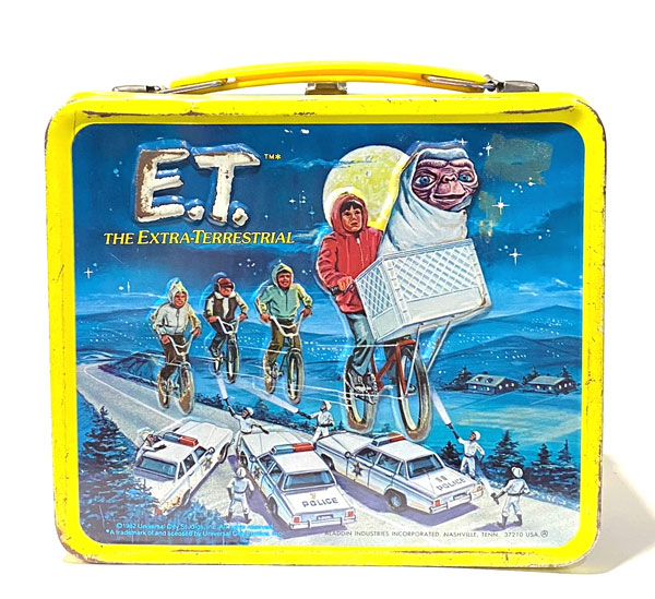 画像: E.T. The Extra Terrestrial 1982 Metal Lunchbox w/Thermos C-7.5/8