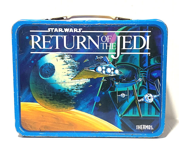 画像: 1983 Original Star Wars ROTJ Lunch Box & Blue Thermas SET (USED) C-7.5/8