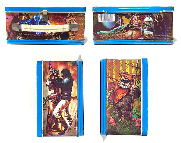 画像: 1983 Original Star Wars ROTJ Lunch Box & Blue Thermas SET (USED) C-7.5/8