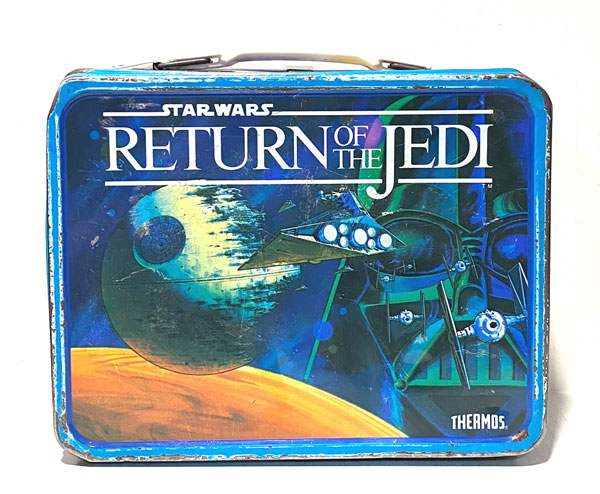 画像: 1983 Original Star Wars ROTJ Lunch Box & Red Thermas SET (USED) C-7/7.5