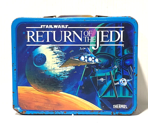 画像: 1983 Original Star Wars ROTJ Lunch Box & Red Thermas SET (USED) C-7.5/8
