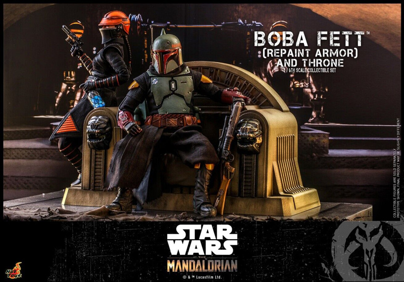 画像: Hot Toys 1/6 TMS056 Boba Fett (Repaint Armor) and Throne Set USED