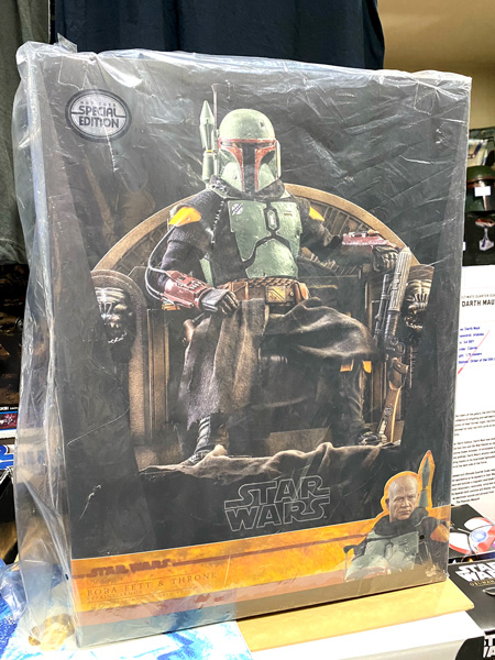 画像1: Hot Toys 1/6 TMS056 Boba Fett (Repaint Armor) and Throne Set USED