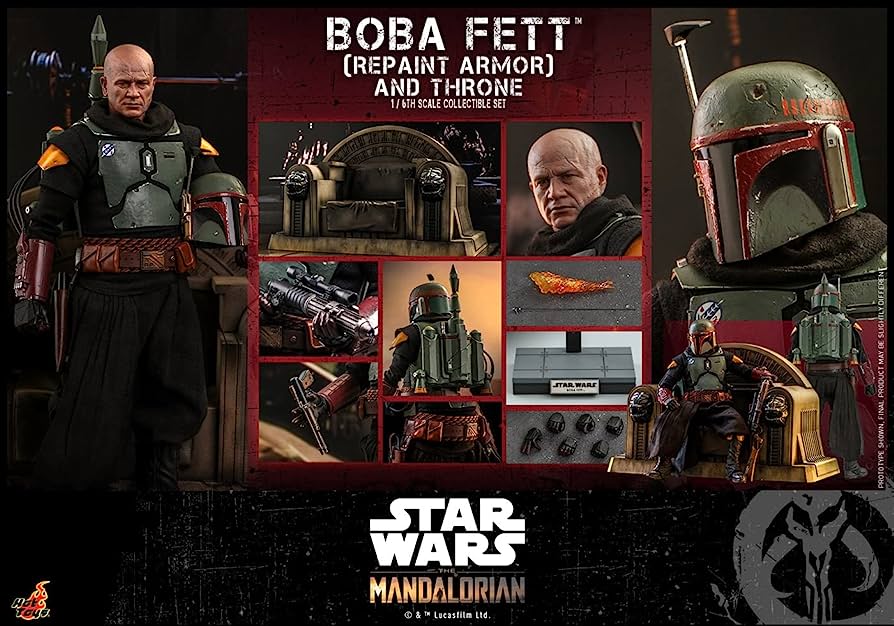 画像: Hot Toys 1/6 TMS056 Boba Fett (Repaint Armor) and Throne Set USED