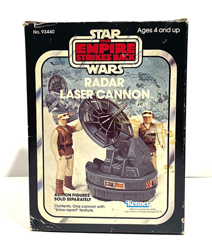 画像1: Vintage Kenner Rader Laser Cannon [ESB Box] MIB C-7.5/8 (decals unapplied)