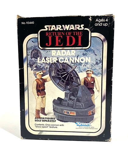 画像1: Vintage Kenner Rader Laser Cannon [ROTJ Box] MIB C-7.5/8 (decals unapplied)