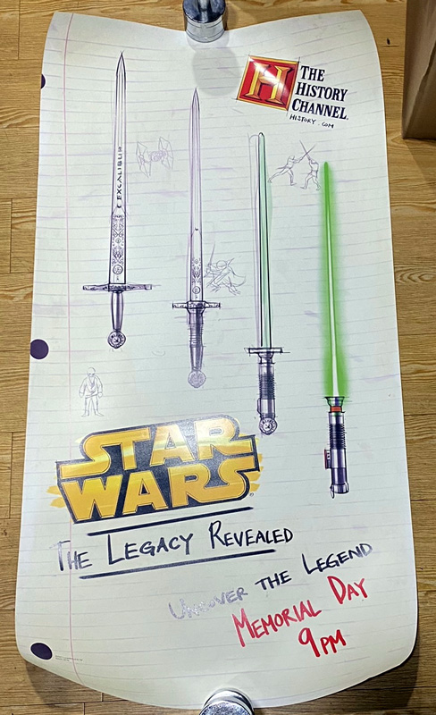 画像: 2007 The HISTORY CHANNEL Star Wars The Legacy Revealed Promotional Banner (On Con.UT)