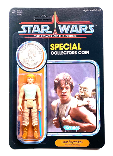 画像1: 2023 Stan Solo Custom Luke Skywalker (Dagobah Training) POTF on Card