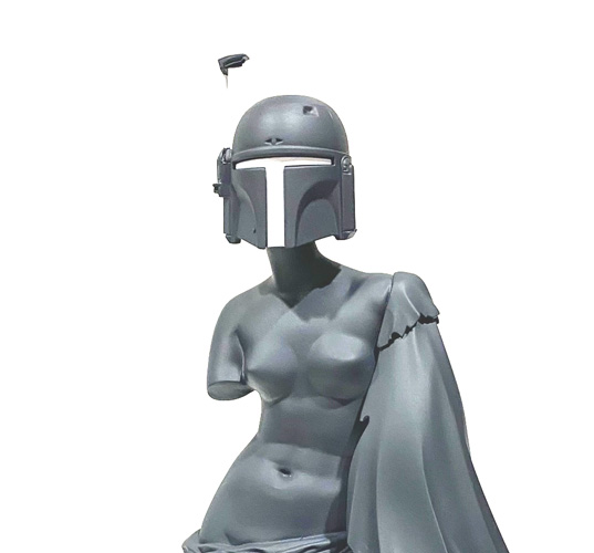 画像: 2021 SIVELIA HND VLACK ICON Crossbone Art Statuette