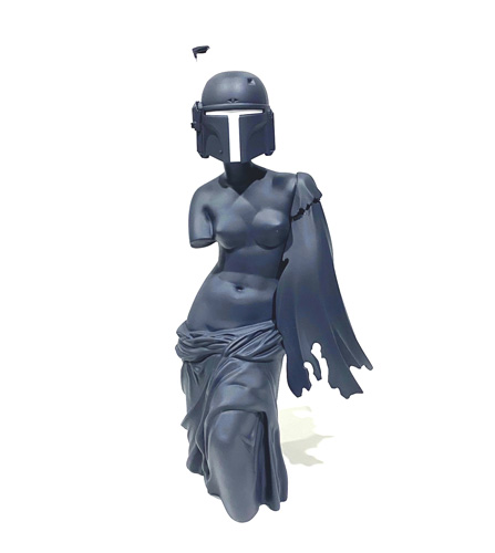 画像1: 2021 SIVELIA HND VLACK ICON Crossbone Art Statuette