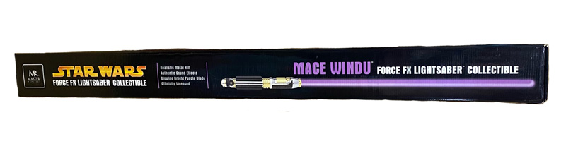 画像1: MASTER REPLICAS 2005 Force FX Lightsaber MACE WINDU (USED)