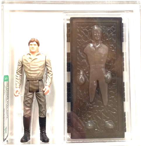 画像1: Han Solo Carbonite AFA 80 #11892924