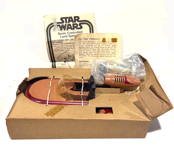 画像: Vintage Kenner Vehicle Sonic Controlled Land Speeder Loose Complete with Damage BOX