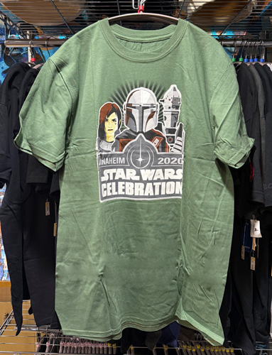 画像1: STAR WARS CELEBRATION Anaheim 2020 Green T-Shirt (New)