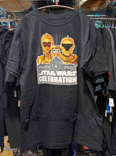 画像1: STAR WARS CELEBRATION Anaheim 2020 Black T-Shirt (New)