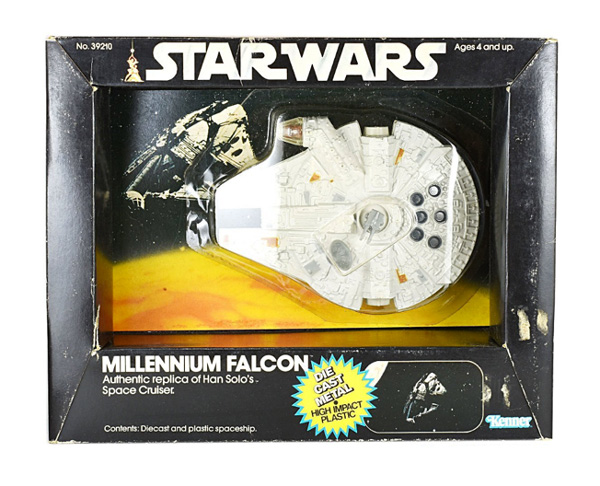 画像1: Vintage Kenner Die-Cast Millennium Falcon MISB C-7.5/8