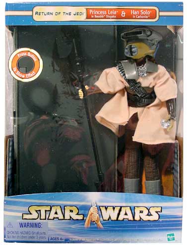 画像1: SAGA 12"ROTJ Princess Leia in Boushh Disguise and Han Solo in Carbonite C-8/8.5